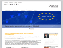Tablet Screenshot of ixenso.com
